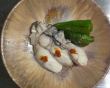 牡蠣と万願寺唐辛子の焼きびたし作り方10写真
