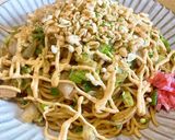 甘辛焼きそば揚げ玉マシマシ明太マヨ爆盛り作り方5写真