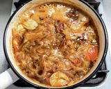 豚バラ肉ブロックの黒ビールでトマト煮作り方7写真