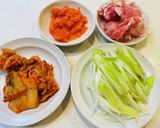 お酒がすすむ♡明太キムチうどん作り方1写真