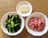牛肉と野沢菜漬けのバター炒め作り方1写真