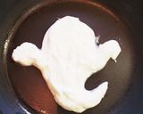 絵本のごはん☆おばけの目玉焼き作り方3写真