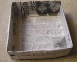 カステラの新聞型の作り方とカステラレシピ作り方8写真