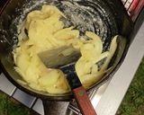 キャンプはワンパンスキレットでグラタン！作り方2写真