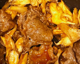 牛肉と舞茸のコクうまソース炒め作り方3写真