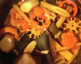 七福煮しめ入り雑煮作り方1写真