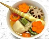 七福煮しめ入り雑煮作り方3写真