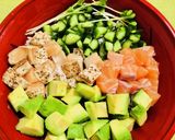 サーモンアボカド丼作り方4写真