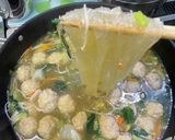 市販の冷凍つくね団子で時短春雨スープ作り方18写真