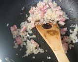 ベーコンと玉ねぎのチーズリゾット作り方3写真