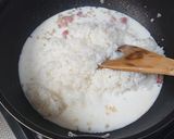 ベーコンと玉ねぎのチーズリゾット作り方4写真