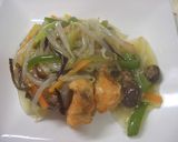 鮭の中華風野菜あんかけ作り方5写真