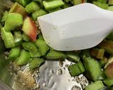 茎を食べる野菜、ルバーブのジャム作り方5写真