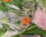蒸し野菜 おばけのせ作り方5写真