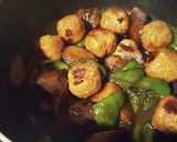 ◆茄子とピーマンと肉団子の甘辛炒め◆作り方5写真