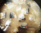 ローリングストック さんま缶炊き込みご飯作り方3写真
