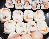 ★☆刺身リメイク巻き寿司&手まり寿司★☆作り方3写真