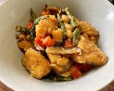 ささみ竜田揚げと野菜の味噌炒め作り方10写真