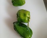 ピーマンの味噌マヨネーズ和え作り方1写真
