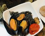 イカスミパエリア ハロウィンパーティ料理作り方8写真