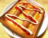 ソーセージエッグトースト！作り方5写真
