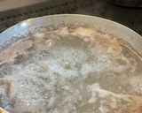 愛知のジビエ　緑のたぬき蕎麦作り方3写真