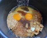 黄身を崩さず炊くホクホク卵の炊き込みご飯作り方3写真