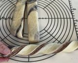 手作りチョコシートDEマーブルチョコパン作り方20写真