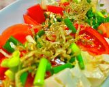 No2943トマト豆腐ジャコのカプレーゼ作り方9写真