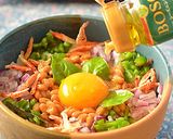 ローストガーリックオイルでにぎやか納豆丼作り方7写真