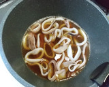 かぼちゃといかの煮つけ☆秋ごはん作り方3写真