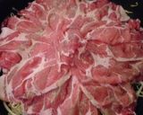 蒸してヘルシー♪豚肉ともやしの韓国風作り方1写真