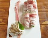 ☆簡単☆レンジで作る！舞茸と大葉の肉巻き作り方2写真