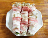 ☆簡単☆レンジで作る！舞茸と大葉の肉巻き作り方3写真