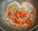 ふわとろ・レタスとトマトの卵とじ作り方4写真