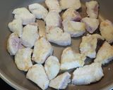 鶏むね肉とマッシュルームのアンチョビ炒め作り方4写真