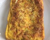 お好み焼風卵焼き/ダイエット簡単お弁当に作り方8写真