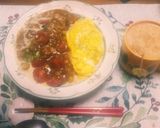 カレーライスにスクランブルeggをon作り方3写真
