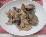 茄子と豚肉の舞茸味噌炒め作り方6写真