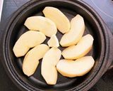 タジン鍋で簡単！暖かいりんごトースト作り方1写真
