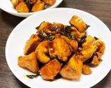 鶏むね肉のネギしょうゆ焼き作り方6写真
