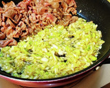 国産牛切り落としのねぎ塩だれ丼。作り方6写真