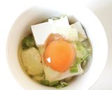 リメイク【豆腐卵蒸し（よだれ鶏ダレ）】作り方5写真