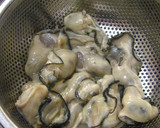 **酒炒り牡蠣のおろし和え**作り方1写真