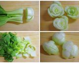 チンゲン菜の食べるスープ作り方2写真