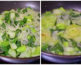 チンゲン菜の食べるスープ作り方5写真