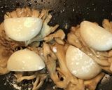 舞茸、ちくわ、お餅の甘辛バターソテー作り方7写真