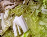 我が家の定番舞茸の味噌汁作り方1写真
