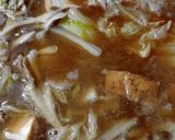 我が家の定番舞茸の味噌汁作り方2写真