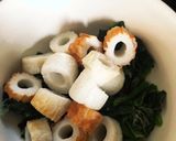 竹輪ほうれん草（高校弁当）作り方1写真